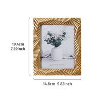 Gold Geometric Photo Frame Dual Orientation Interior Decoration