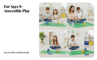 Wireless Control Robot Soccer Set Football Field Mat Robot Soccer Kit Goal Nets Wheeled Bases
