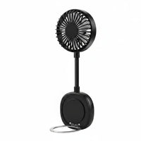 Stick-on Mini Fan Compact Personal Cooling Adjustable Angle