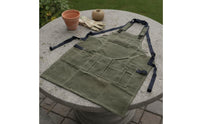 Waxed Canvas Work Apron Stain-Resistant Heavy Duty Waxed Canvas Apron Customizable Fit for Artists, Baristas, Garage