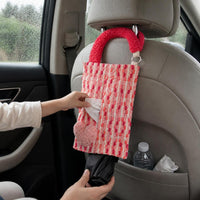 Car Trash Can with Umbrella Storage and Tissue Dispenser, Vehicle Interior Organizer