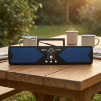 MP3 MP4 Playback Portable Radio Speaker Audio Input Bluetooth Radio Speaker Perforated Grilles Audio Device Headphone Port