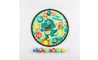 Safe Cloth Dartboard with Sticky Balls Indoor Sticky Ball Target Board Soft Toy Long-Lasting for Toddlers, Bedroom