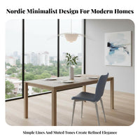 Light Luxury Aesthetic Upholstered Side Chair Minimalist Design Household Furniture Comfortable Padded Seat Indoor Furnishing Sturdy Frame for Restaurant Owners, Interior Designers, Dining Room, Kitchen, Home Office, Bedroom