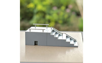 Compact Finger Skateboard Ramp with Molded Fingerboard Ramp Sturdy Finger Skateboard Ramps Impact-Resistant for Fingerboarders, Teens
