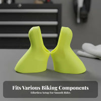 2 Pieces Silicone Gear Selector Hood Cover Soft & Comfortable Cycle Bike Brake Hoods Silicone Gear Selector Sleeves Flexible And