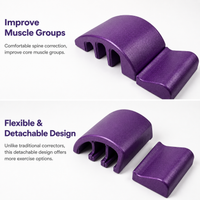 Spinal Alignment Tool, Posture Correction for Home Use, Firm Foam Spine Support, 96x38x26cm Ergonomic Design