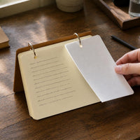 A6 Hardcover Loose-Leaf Notebook for English Vocabulary & Sketching, Portable & Detachable