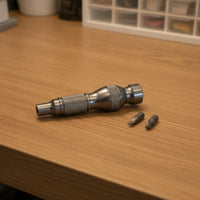 Screwdriver Handle with Bit Holder Compact Screwdriver Handle Solvent Resistant Manual Driver with Bits for Hobbyists
