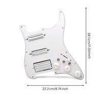 Coil Split Switch Standard Design Loaded Pickguard Pre-Wired SSH Prewired Pickguard Assembly for DIY Builders, Guitarists
