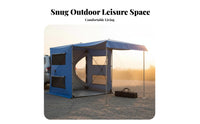 Automatic Quick Unfolding Expandable Car Rear Tent Easy Setup Ssun Expandable Tent Portable Tailgate Shelter Sun Protection for Campers, Road Trippers, Families, Tailgating, Picnics, Beach, Fishing