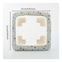 Padded Needle-Frame Cover with Corner Protectors Velvety Hoop Guard Thick Craft Accessory Soft for Embroiderers