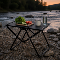 Outdoor IGT Tactical Folding Table Set - Lightweight Camping Picnic & Travel Gear