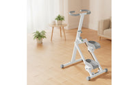 Stair Stepper with Handlebars Foldable Stepper with Handlebars Space-Saving Climbing Exercise Machine for Adults, Home Gym, Apartment