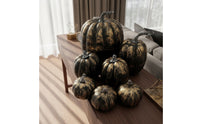 7 Pieces Artificial Pumpkins Seasonal Foam Pumpkins Decorative Decorations for Halloween, Wreaths