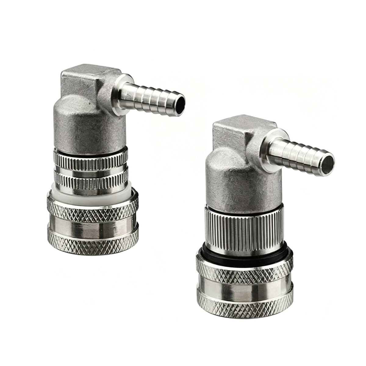 Ball Lock Disconnect with Elbow Leakproof Ball Lock Keg Fitting Easy to Install   Keg Quick Disconnect for Household Fermentation