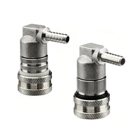 Ball Lock Disconnect with Elbow Leakproof Ball Lock Keg Fitting Easy to Install   Keg Quick Disconnect for Household Fermentation