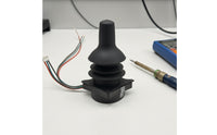 360-Degree Wheelchair Joystick Electric Wheelchair Control Lever Wired Joystick with Rubber Boot Universal