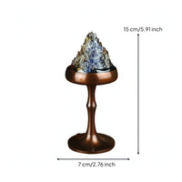 Mountain Incense Burner Decorative Incense Holder with Stand Translucent Decor for Study