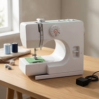 Stitch Selector Desktop Sewing Machine Included Foot Pedal Compact Sewing Machine Top Controls Home Craft Tool Quick Repairs