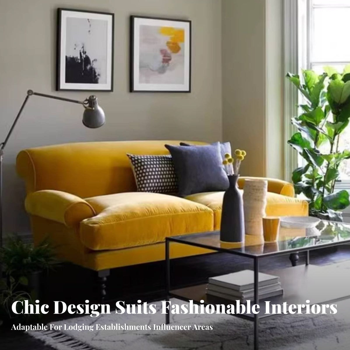 soft and thick fabric Texture Curved rear Three-Seater Vintage aesthetic Sofa Photogenic design living Room Furniture Statement Piece for Interior Designers, Apartment Dwellers, Boutique Hotel, photography studio, Reception Area, snug corners