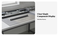 5 Pieces Molded Conductive Keyboard Strip Flexible Material Keyboard Touch Pad Black Conductive Rubber Strip