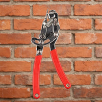 Spring-Loaded Cycle Cable Puller Pliers Multi-Joint Brake Shifter Cable Tension Plier Narrow Jaw Cycling Equipment Red Coated Handles for Maintenance