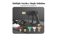 1/4 Inch Quick Connect High Pressure Water Compact Design Short Pressure Washer Long-Lasting