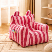 Pet Sofa For Small Dogs Dog Bed Striped 45cm Fabric Living Room For When Home Alone All-Season Use