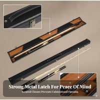 Safeguarding Split Cue Stick Case Lined Interior Sports Storage