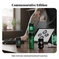 Adjustable Stroke Wireless Rotary Pen Coreless engine Cordless Pen Long Battery Life skin art Equipment Low Vibration & Noise for Professionals, Beginners