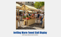 Market Stall Cover, Display Stand Cloth, Promotional Tablecloth, Foldable, Random Color, Surface Decoration