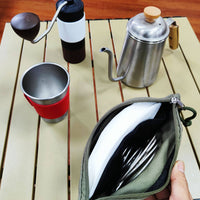 Coffee Strainer Holder Waterproof Pour over Coffee Strainer Holder Portable for Journeyers, Campers, Travel, Outdoor, Camping