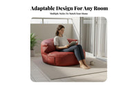 Integrated spinal Support Caterpillar Lounger Multi-Functional Padded Floor Lounger Thick padding Lounge Seating Plush Fabric for Adults, Students, Balcony, Bedroom, Living Room, Watching TV