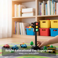 Toy Traffic Lamp Pretend Play Simulation Traffic Lamp Model Street Safety Education Toy Learn While Playing Realistic Design