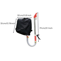 Oxford Cloth Manual Backpack Sprayer Flexible Hose Fertilizer Sprayer Trigger Handle Spraying Wand Backpack for Farmers, Farm Use