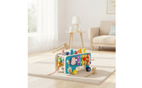 Fine Motor Musical Pounding Toy with Xylophone Natural Wood Hammering Toy with Xylophone Educational Approach Child Safe for Toddlers, Kids, Playroom, Nursery