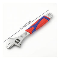 Wrench with Anti-Slip Handle Versatile Adjustable Wrench Adjustable Spanner Sturdy Tool Ergonomic for Homeowners, Workshop