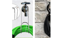 Hose Hook Rustproof Metal Garden Hose Holder Hardware Heavy-Duty Weatherproof for Gardeners, Garage, Patio