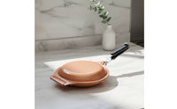 Non-Stick Double-Sided Pan Easy to Clean Folding Omelette Pan Even Heating Cookware Dishwasher Safe for Breakfast