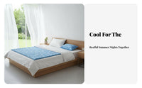 Water-Filled Mattress Pad Non-Electric Cooling Water Mattress No Refrigeration Needed Summer Cooling Bed Mat for Hot Sleepers, Students, Dorm Room