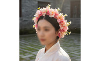 Artificial Flower Zanhua Design Hairpin Photogenic Traditional Chinese Attire Hair Ornament Elegant Design for Women, Photo Shoots