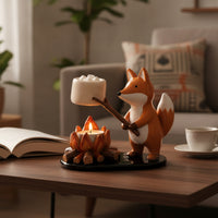 Tabletop Tea Light Stand Handcrafted Candle Holder with Animal Figure Handmade Decorative Candle Holder for Shelf, Mantel
