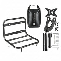 15 Kg Load Front Cargo Rack Black Metal Front Bike Rack Long-Lasting