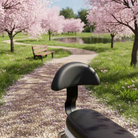 Electric Bike Backrest Easy to Install Electric Two-Wheeler Rear Backrest Thick
