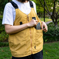 Water-Repellent Camping Vest Convertible Vest with Pockets Functional Apparel Practical for Hikers, Hiking, Fishing