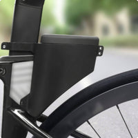 Road Bike Tail Bag Compact Hard-Shell Bike Bag with Straps Stable for Commuters