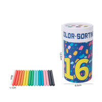 Color Sorting Bucket Vibrant Color Sorting Toy Fine Motor for Classroom, Home