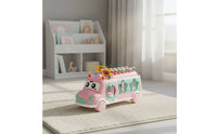 Bus Xylophone Toy Multifunctional Pull Along Activity Bus Early Educational