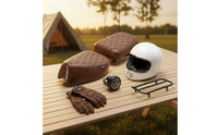 Motorcycle Lamp Cover Custom Fit Motorcycle Luggage Rack Easy Upgrade Bike Side Bag Buckle for Road Travel